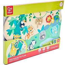 Wild Animals Peg Puzzle