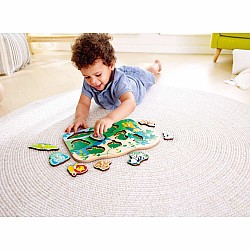 Wild Animals Peg Puzzle