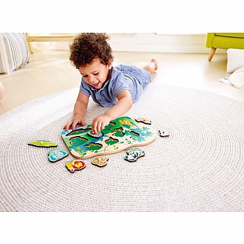 Wild Animals Peg Puzzle