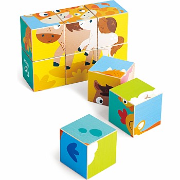 Farm Wooden Blocks Puzzle