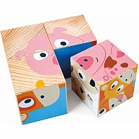 Farm Wooden Blocks Puzzle