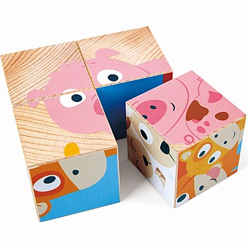 Farm Wooden Blocks Puzzle