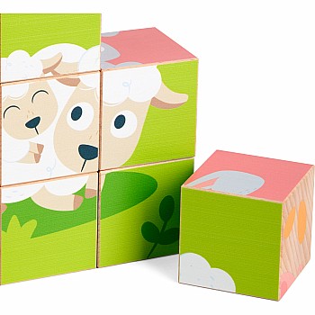 Farm Wooden Blocks Puzzle