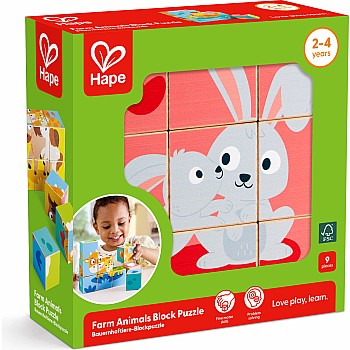 Farm Wooden Blocks Puzzle
