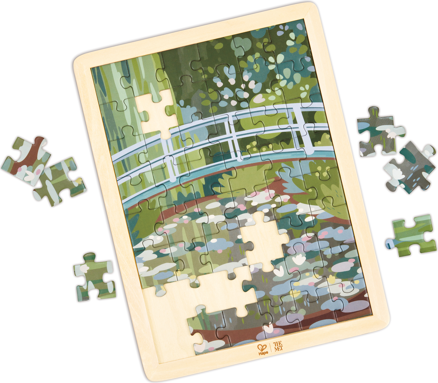 MONET-WATER-LILY GARDEN PUZZLE