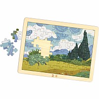 Van Gogh Cypresses Puzzle