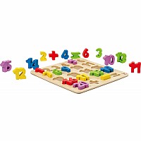 Hape Numbers Puzzle 24pc