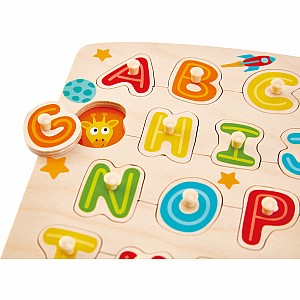 Alphabet Peg Puzzle