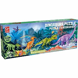 Hape "Dinosaurs Puzzle (Glow In The Dark)" (200 Pc Puzzle)