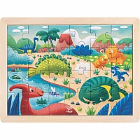 24pc- Dino Puzzle