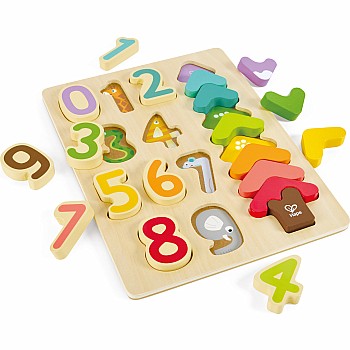 Hape "Colors and Numbers" (18 pc Puzzle)