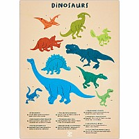  202 pc Dinosaur Shimmer Floor Puzzle