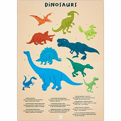 Dinosaur Shimmer Floor Puzzle - 202pcs