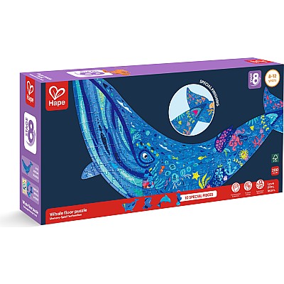 Humpback Whale Shimmer Floor Puzzle - 200pcs