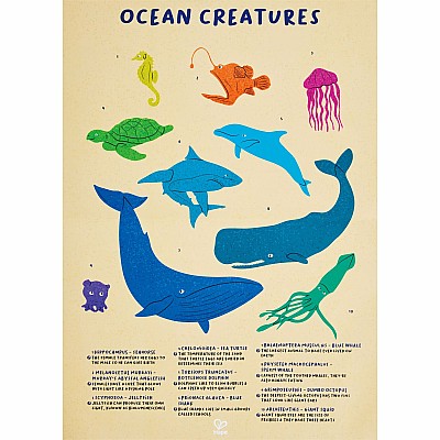 Humpback Whale Shimmer Floor Puzzle - 200pcs