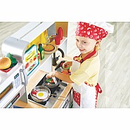 Hape Deluxe Kitchen Playset With Fan Fryer