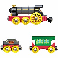 Retro Steam Train with Lights & Sounds