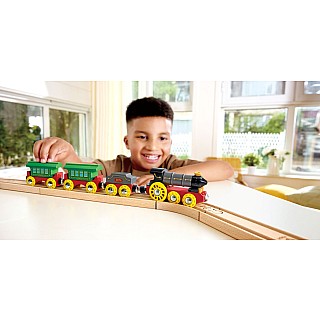 Retro Steam Train with Lights & Sounds