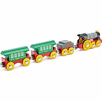 Retro Steam Train with Lights & Sounds