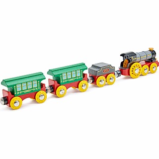 Retro Steam Train with Lights & Sounds