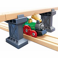 Retro Train with Foldable Chimney