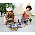 Dinosaur Railway Adventure Train Set by Hape