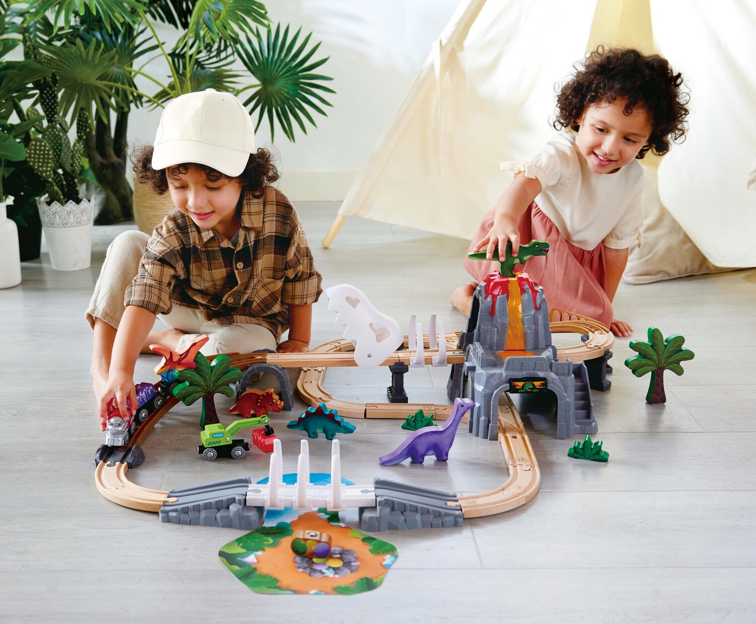 Dinosaur Railway Adventure Set