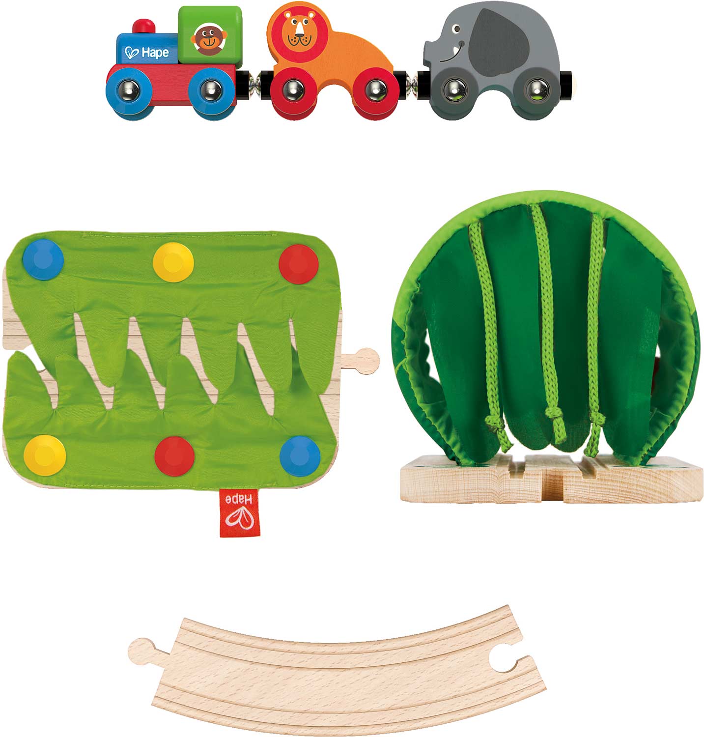 hape jungle train journey set