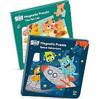 Magnetic Puzzle Book (assorted - 2 Styles)