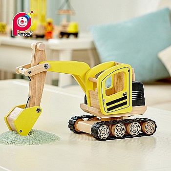 Excavation Digger - Wooden Construction Vehicle