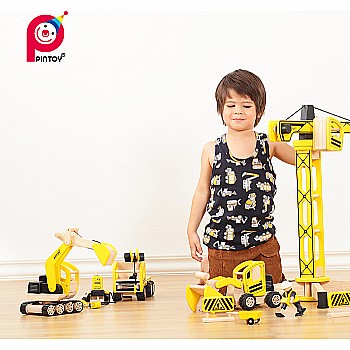 Excavation Digger - Wooden Construction Vehicle