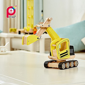 Excavation Digger - Wooden Construction Vehicle