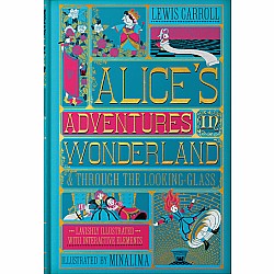 Alice's Adventures in Wonderland and Through the Looking-Glass (Illustrated with Interactive Elements)