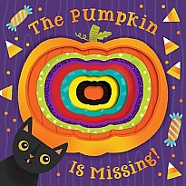 The Pumpkin Is Missing! Board Book with Die-Cut Reveals