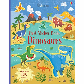 First Sticker Book Dinosaurs