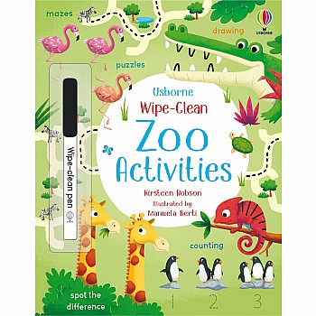 Wipe-Clean Zoo Activities