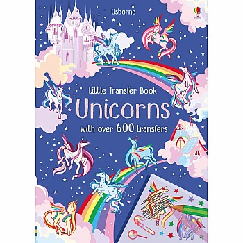 Transfer Activity Book Unicorns