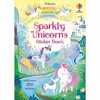 Sticker Book Sparkly Unicorns 