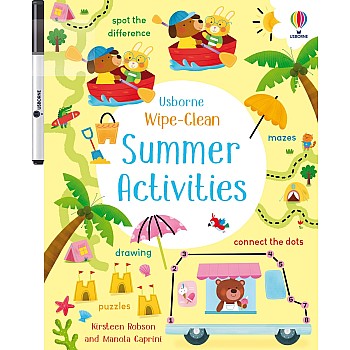 Wipe-Clean Summer Activities