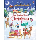 First Sticker Book Christmas: A Christmas Holiday Book for Kids