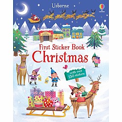 First Sticker Book Christmas: A Christmas Holiday Book for Kids