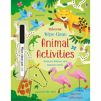 Wipe-Clean Animal Activities