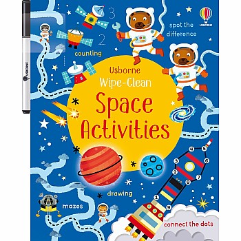 Wipe-Clean Space Activities