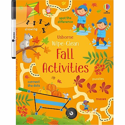Wipe-Clean Fall Activities