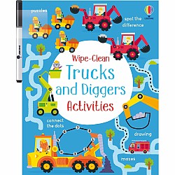 Wipe-Clean Trucks and Diggers Activities