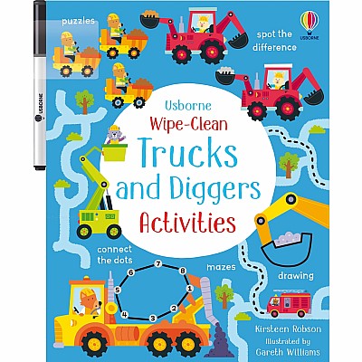 Wipe-Clean Trucks and Diggers Activities