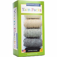 Friendly Loom - pegLoom or LapLoom Refill Kit - Neutral Colors