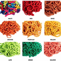 Cotton Loops for traditional size loom (assorted colors)