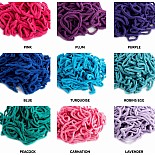 Cotton Loops for traditional size loom (assorted colors)