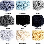 Cotton Loops for traditional size loom (assorted colors)